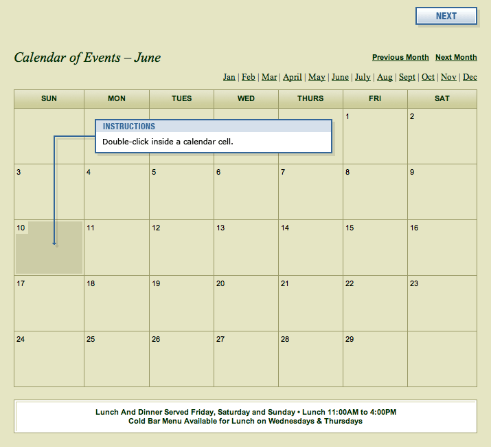 Calendar Module Tutorial